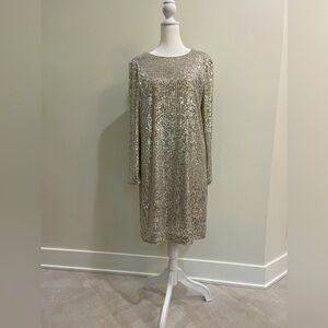 NWT Eliza J Sequin Dress 12